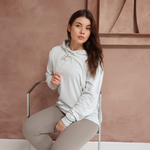 Bamboo Breastfeeding Hoodie - Cool Gray