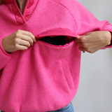 Θηλασμός Fleece ρετρό ροζ