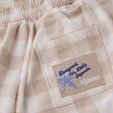 Παντελόνι Gingham Adventure σε χρώμα Oatmeal