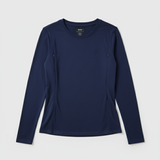 Θηλασμός T-Shirt μακρύ μανίκι Ναυτικό μπλε
