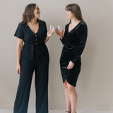 Μιλάνο θηλασμός μαύρο Jumpsuit