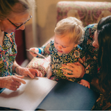 William Morris Παιδικό σετ PJ Strawberry Thief Ναυτικό μπλε