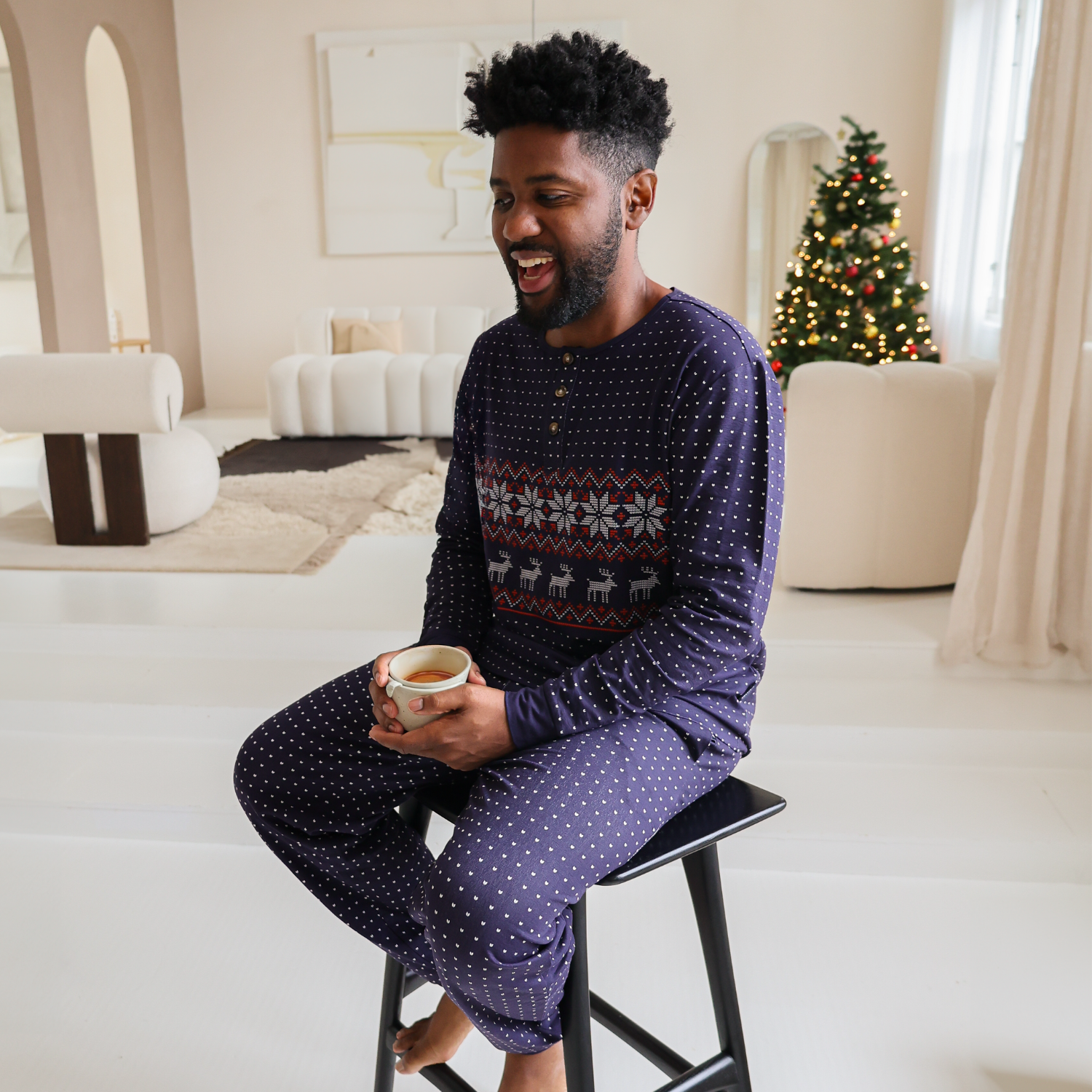 Men's Argyle Bamboo Pyjama Set