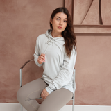 Bamboo Breastfeeding Hoodie - Cool Gray