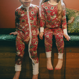 William Morris Παιδικό σετ PJ Strawberry Thief Κόκκινο