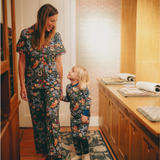 William Morris Παιδικό σετ PJ Strawberry Thief Ναυτικό μπλε