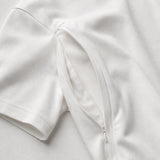 Oversized θηλασμός Tee Λευκό