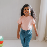 Bamboo Everyday Children's T-Shirt Soft Pink