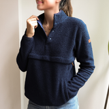 Θηλασμός Fleece Ναυτικό μπλε