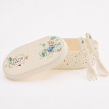 Peter Rabbit Snack Box με σετ μαχαιροπήρουνων