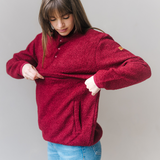 Θηλασμός Fleece Burgundy