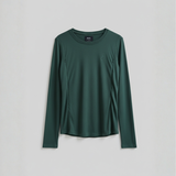 Θηλασμός T-Shirt μακρύ μανίκι Forest Green