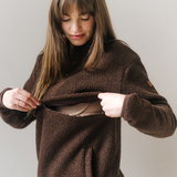 Θηλασμός Fleece Brown