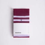 Κάλτσες Manitou Stripe Affairs Mulberry και Red Rock