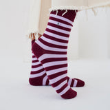 Κάλτσες Manitou Stripe Affairs Mulberry και Red Rock