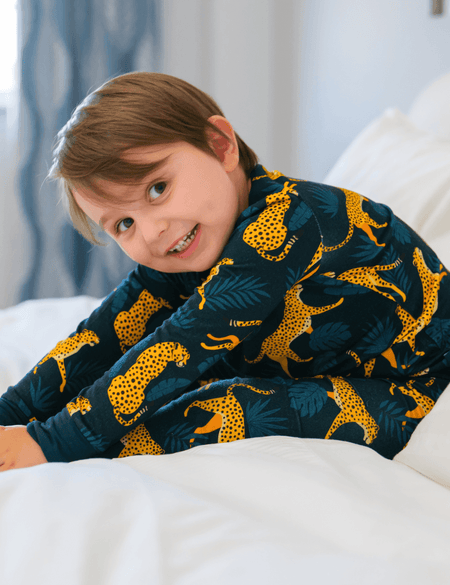Children's PJ Set Cheetah - Zipster